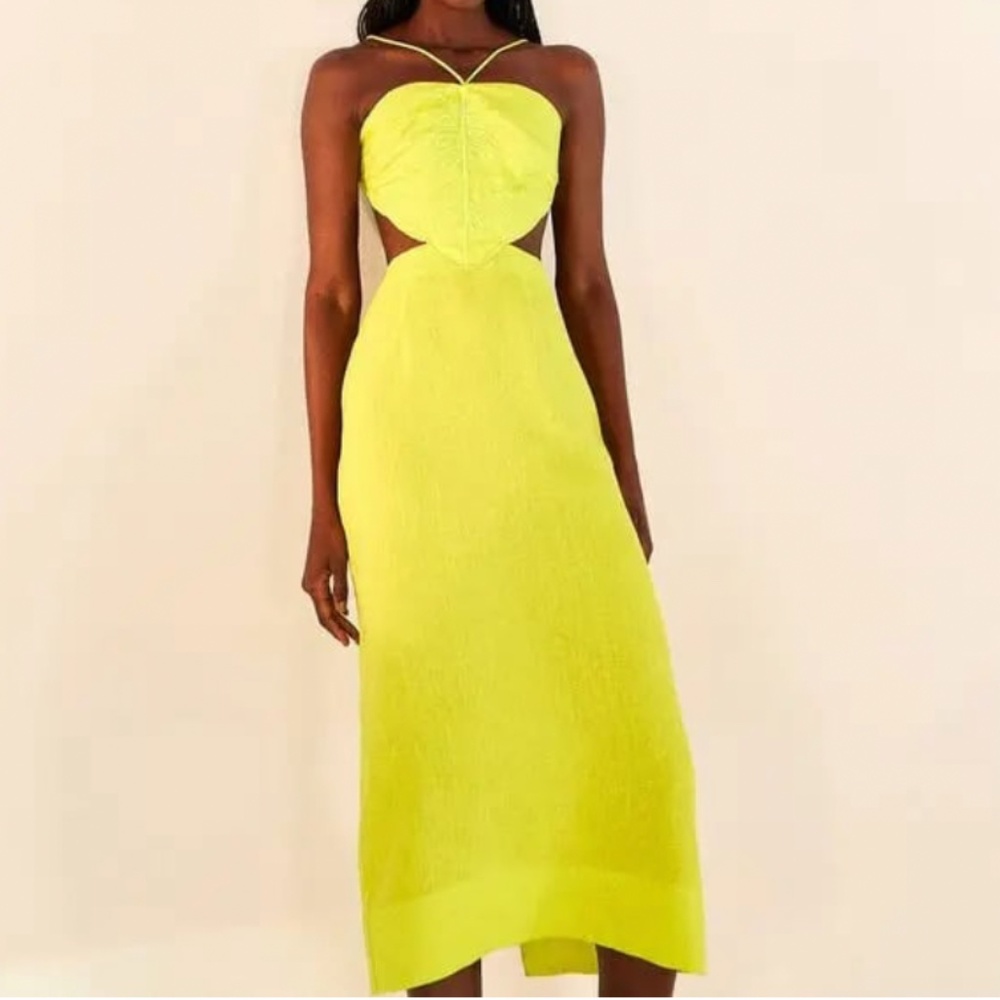FARM Rio Monstera Midi Dress | Sz M - Picture 4 of 6